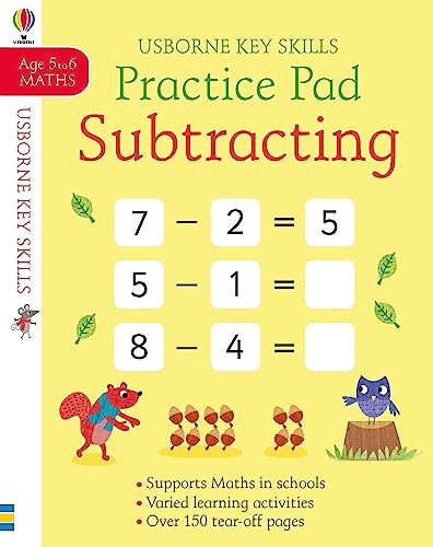 Subtracting Practice Pad 5-6