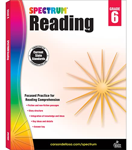 Spectrum Reading Workbook, Grade 6