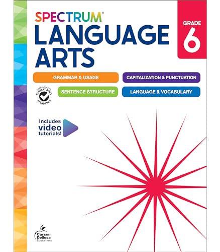 Spectrum Language Arts Workbook, Grade 6