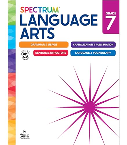 Spectrum Language Arts Workbook, Grade 7