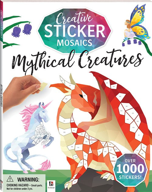 Creative Sticker Mosaics: Mythical Creatures