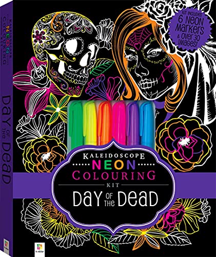 Kaleidoscope Colouring: Neon Day of the Dead Kit
