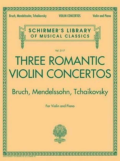 3 Romantic Violin Concertos:Bruch, Mendelssohn