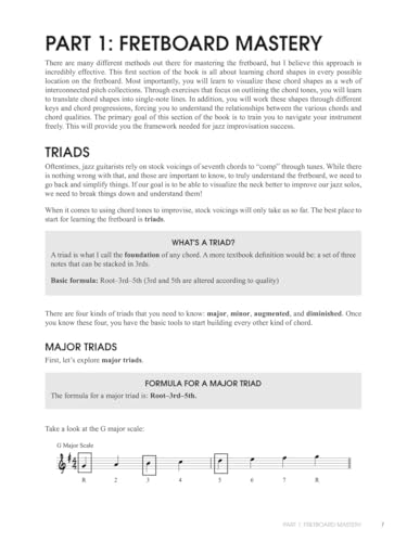 Visual Improvisation for Jazz Guitar