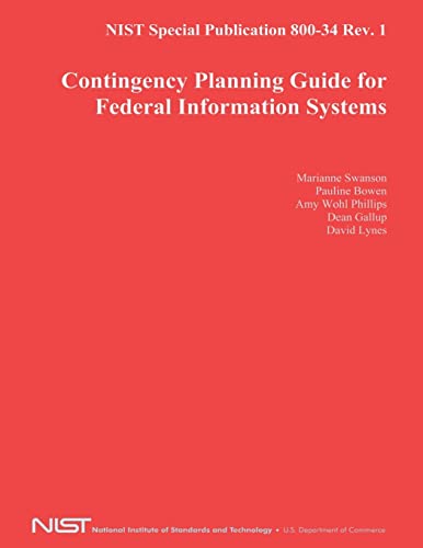 NIST Special Publication 800-34 Rev. 1