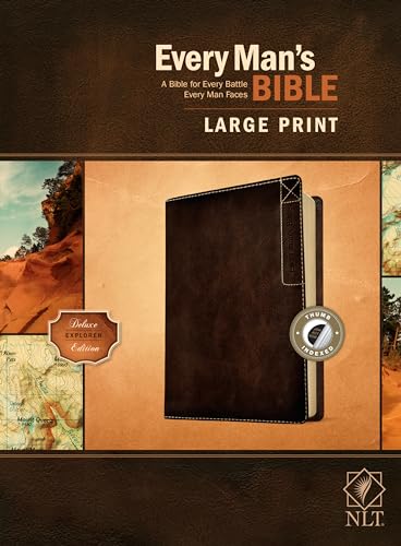 NLT Every Man's Bible, Large Print, Deluxe Explorer Edition