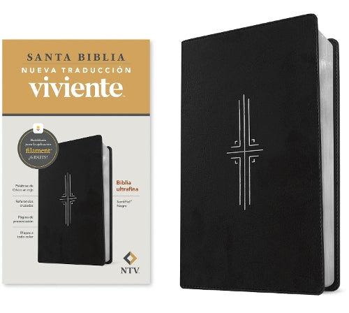 Biblia Ultrafina Ntv, Con Filament (Sentipiel, Negro, Letra Roja)