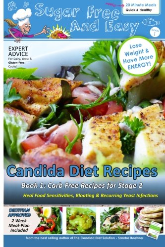 Sugar Free and Easy Candida Diet Recipes Book Minute Meals to Heal Bloating Yeast Infections and to Lose Weight Have More Energy Diet SelfGuided Healing Series Volume