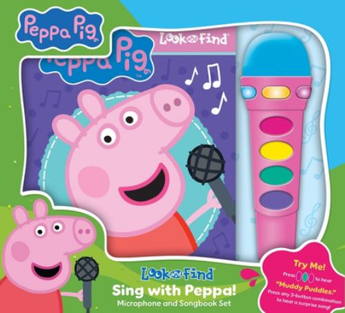 Peppa Pig: Sing with Peppa! Look and Find Microphone and Songbook Set