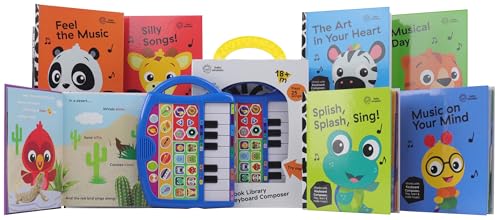 Baby Einstein: 8-Book Library & Keyboard Composer Sound Book Set