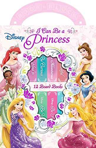 Disney Princess - I Can Be Princess My First Library Board Book Block 12-Book Set - PI Kids