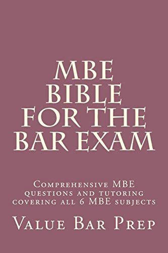 MBE Bible For The Bar Exam