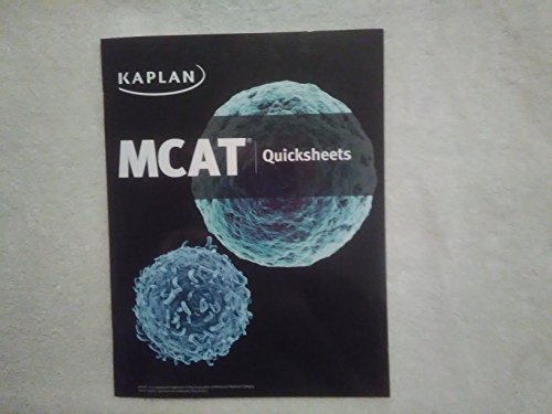 KAPLAN MCAT - Quicksheets