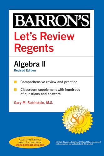 Let's Review Regents: Algebra II Revised Edition