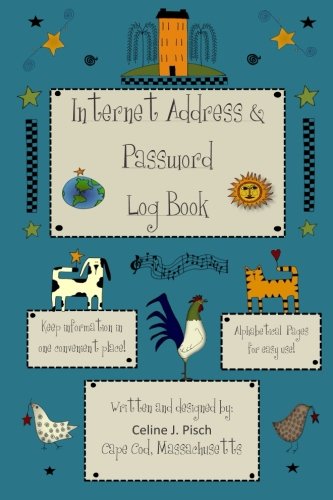 Internet Address & Password Log Book