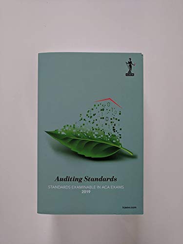 AUDIT AND ASSURANCE QUES BK 2019