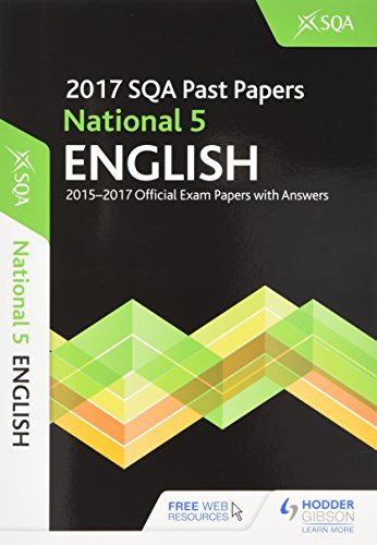 National 5 English 2017-18 SQA Past Papers with Answers