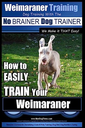 Weimaraner Training Dog Training with the No BRAINER Dog TRAINER We Make it THAT Easy