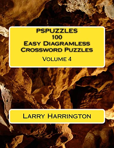 PSPUZZLES 100 Easy Diagramless Crossword Puzzles Volume 4