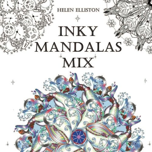 Inky Mandalas Mix: Themed Mandalas for relaxation (Inky Colouring Books)