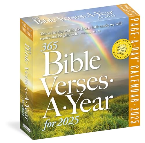 365 Bible Verses-A-Year Page-A-Day Calendar 2025