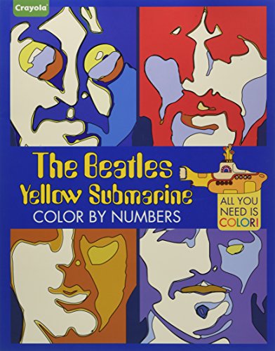 Crayola the Beatles Yellow Submarine Color by Numbers