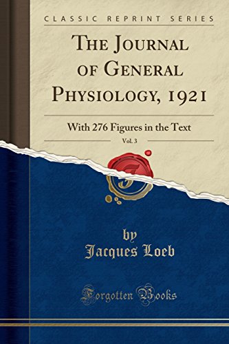 The Journal of General Physiology, 1921, Vol. 3