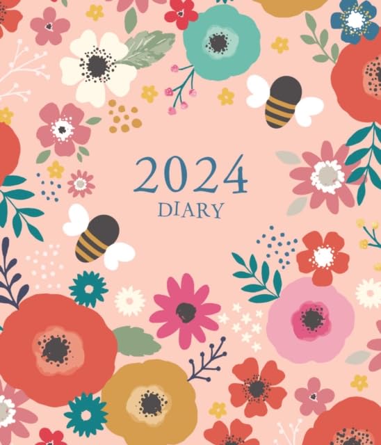 2024 Fashion Diary Flowers & Bees Square Pocket