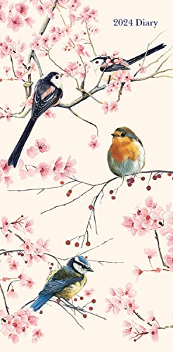 2024 Fashion Diary Birds Slim Diary