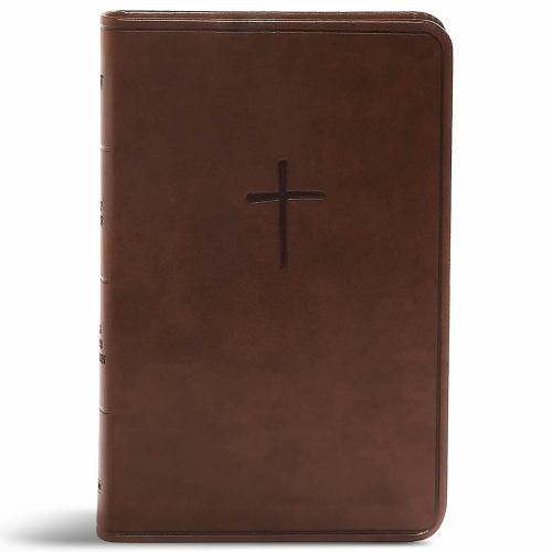 KJV Compact Bible, Brown LeatherTouch, Value Edition