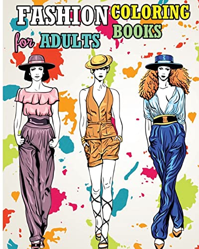 Fashion Coloring Books For Adults