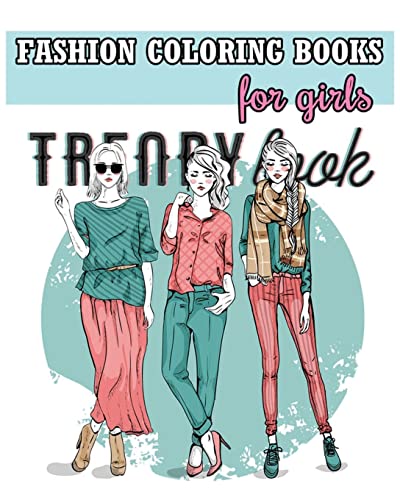 Fashion Coloring Books For Girls
