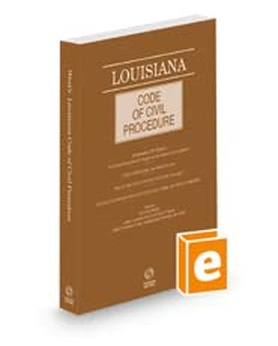 Louisiana Civil Code 2022 Edition