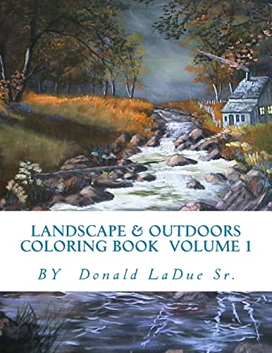 Landscape & Outdoors Coloring Book Volume 1