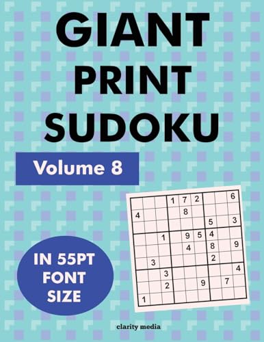 Giant Print Sudoku Volume 8