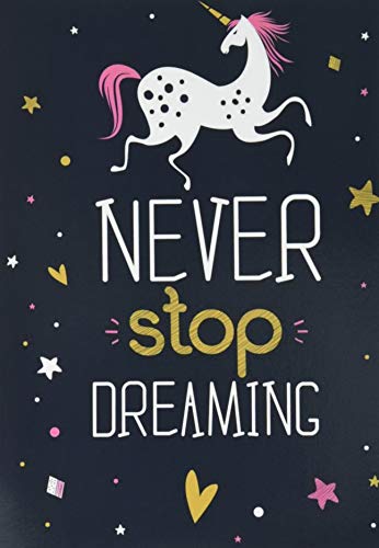 Unicorn Notebook Never Stop Dreaming