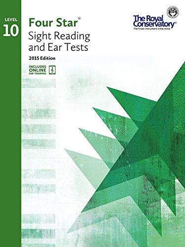 4S010 - Royal Conservatory Four Star Sight Reading and Ear Tests Level 10 Book 2015 Edition