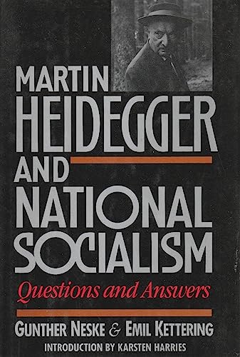 Martin Heidegger and National Socialism