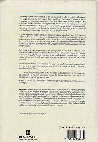 Intertemporal Macroeconomics