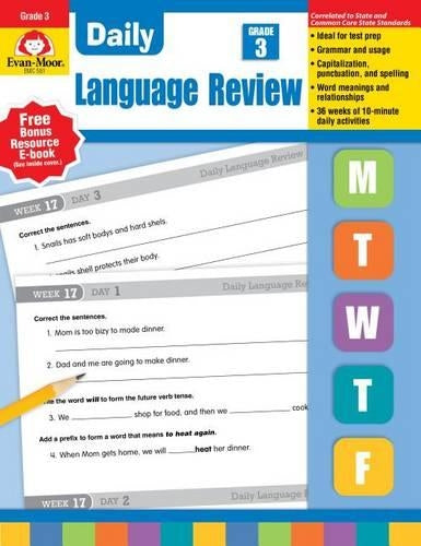 Daily Language Review, Grade 3 - Te-Ls Cpq