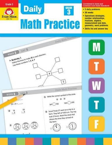 Daily Math Practice, Grade 3 Te