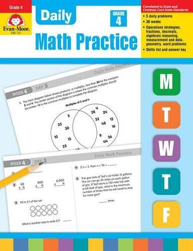 Daily Math Practice, Grade 4 Te
