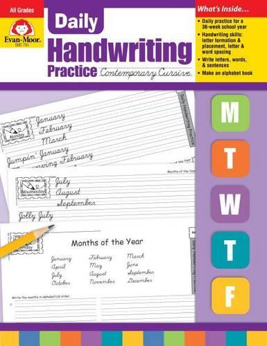 Daily Handwriting Contemporary Cursive Te