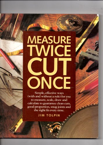 Measure Twice, Cut Once