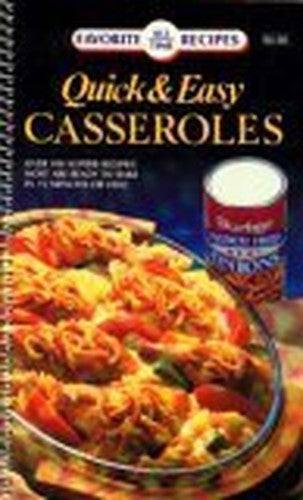 Spiral bound set Favorite All Time Recipes Quick Easy Casseroles Kingsford Best Barbeque
