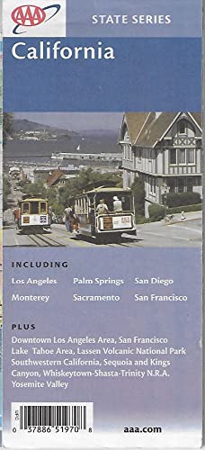 California Fold-out Road Map (State Series)