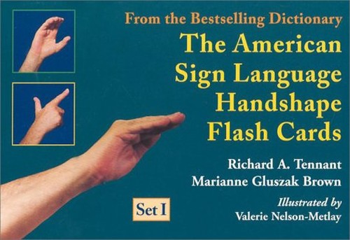American Sign Language Handshape Flash Cards