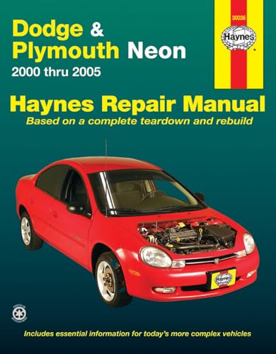Dodge & Plymouth Neon (2000-2005) Haynes Repair Manual (USA)