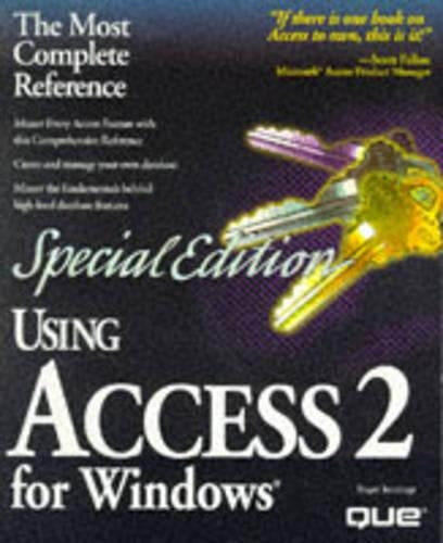 Using Access 2.0 for Windows Special Edition