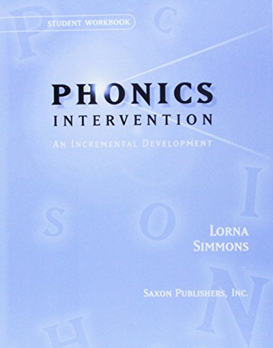 Saxon Phonics Intervention